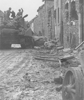 American soldiers in Bastogne